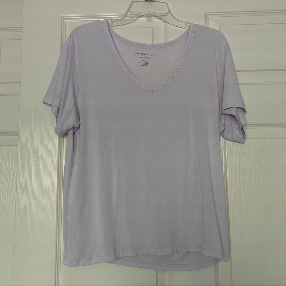 American Eagle Light Purple Tee